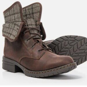 NEW BORN B.O.C BROWN ANKLE BOOTS WOMENS  STYLE:Z34023